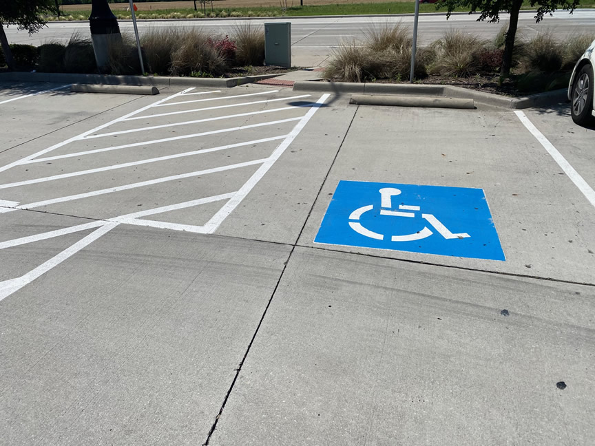 Handicap ADA Striping Compliance