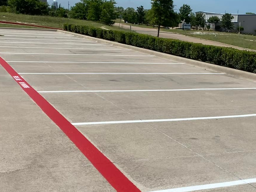 Parking Lot Striping Parking Spaces Dallas, Texas