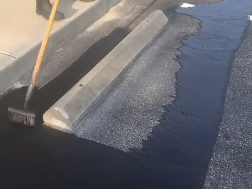 Sealcoating A Parking Lot