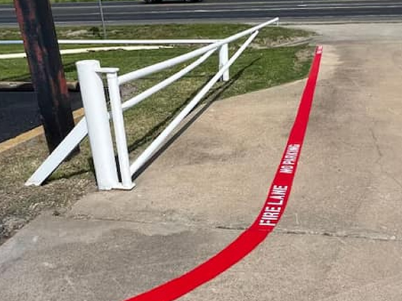 Fire Lane Striping Beaumont, Texas