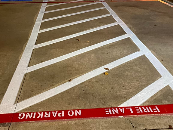 Fire Lane Striping Miami Florida