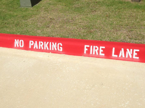 Fire Lane Striping Services The Colony, TX