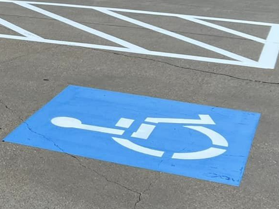 Handicap Striping Services Williamsburg, Florida