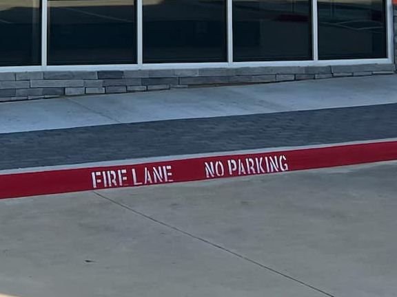 Fire Lane Striping Biloxi Mississippi