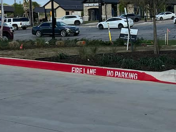 Fire Lane Striping Richmond, Virginia