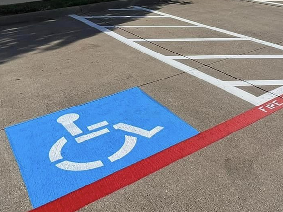 Handicap ADA Striping Biloxi Mississippi
