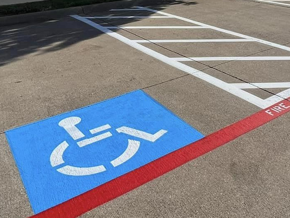 handicap-ADA-striping-biloxi-mississippi Handicap ADA Striping Biloxi Mississippi