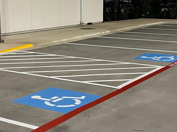 Handicap ADA Striping Tyler Texas