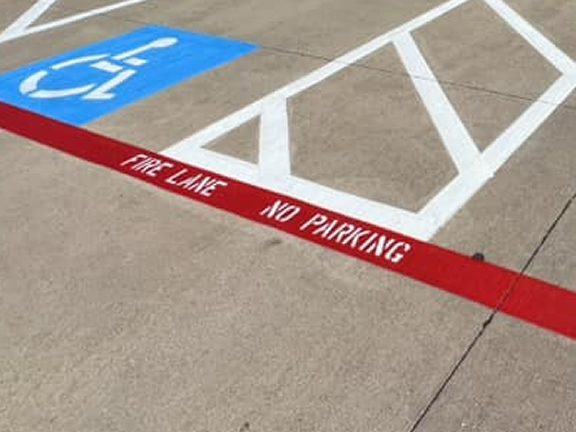 Fire Lane Striping Services Louisville, KY
