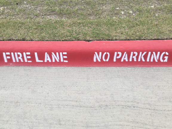 Fire Lane Striping and Curb Painting Columbia, SC