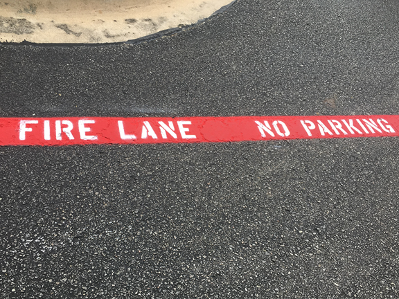 Fire Lane Striping Compliance Lubbock, TX