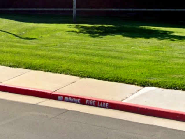 Fire lane striping services in Denver CO