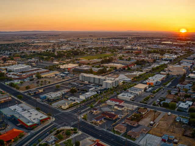 Parking lot striping services in Lancaster California